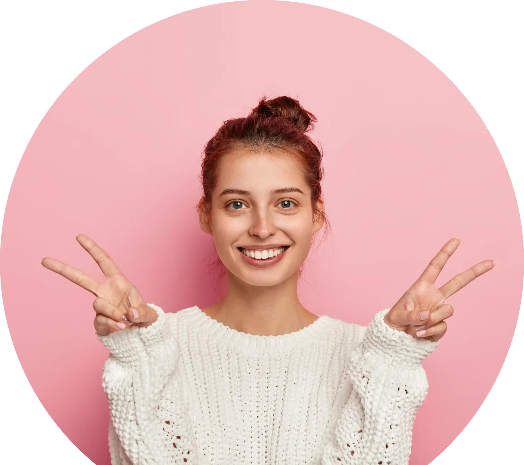 Rapariga simpática veganis fale connosco